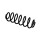 Suspension Spring Set rear coil spring Ø 10.5 mm EIBACH for FORD FIESTA