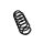 Suspension Spring Set rear coil spring Ø 10.5 mm EIBACH for FORD FIESTA