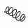Suspension Spring Set front coil spring Ø 11.8 mm EIBACH for e.g. FIAT IDEA
