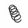 Suspension Spring Set front coil spring Ø 11.8 mm EIBACH for e.g. FIAT IDEA