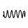Suspension Spring Set front axle coil spring Ø 13.2 mm EIBACH for e.g. AUDI A4