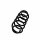 Suspension Spring Set front axle coil spring Ø 13.2 mm EIBACH for e.g. AUDI A4