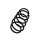 Suspension Spring Set front coil spring Ø 11.5 mm EIBACH for e.g. OPEL ASTRA