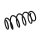 Suspension Spring Set front coil spring Ø 11.5 mm EIBACH for e.g. OPEL ASTRA