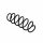 Suspension Spring Set front coil spring Ø 12 mm EIBACH for e.g. FIAT STILO