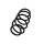 Suspension Spring Set front coil spring Ø 12.5 mm EIBACH for e.g. OPEL VECTRA