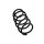 Suspension Spring Set front coil spring Ø 12.5 mm EIBACH for e.g. OPEL VECTRA