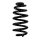 Suspension spring set rear axle Ø 15.5 mm 284 mm EIBACH for SEAT EXEO ST