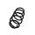 Suspension Spring Set front coil spring Ø 13.2 mm EIBACH for e.g. FIAT DOBLO
