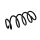 Suspension Spring Set front coil spring Ø 13.2 mm EIBACH for e.g. FIAT DOBLO