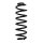 Suspension spring set rear axle Ø 12.8 mm 367 mm EIBACH for e.g. VW PASSAT B6