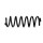 Suspension Spring Set rear coil spring Ø 12.8 mm EIBACH for e.g. VW PASSAT