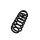 Suspension Spring Set rear coil spring Ø 12.8 mm EIBACH for e.g. VW PASSAT