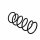 Suspension Spring Set front coil spring Ø 12.5 mm EIBACH for e.g. CITROËN XSARA