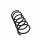 Suspension Spring Set front coil spring Ø 12.5 mm EIBACH for e.g. CITROËN XSARA