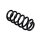 Suspension Spring Set front axle coil spring Ø 15.5 mm EIBACH for e.g. AUDI A6