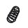 Suspension Spring Set front axle coil spring Ø 15.5 mm EIBACH for e.g. AUDI A6