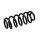 Suspension Spring Set front axle coil spring Ø 15.5 mm EIBACH for e.g. AUDI A6