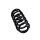 Suspension Spring Set front axle coil spring Ø 15.5 mm EIBACH for e.g. AUDI A6