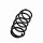 Suspension Spring Set front coil spring Ø 12.8 mm EIBACH for e.g. OPEL ASTRA