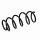 Suspension Spring Set front coil spring Ø 12.8 mm EIBACH for e.g. OPEL ASTRA