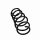 Suspension Spring Set front coil spring Ø 12.8 mm EIBACH for e.g. OPEL ASTRA