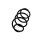 Suspension Spring Set front coil spring Ø 11.8 mm EIBACH for e.g. SEAT IBIZA