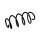Suspension Spring Set front coil spring Ø 12.8 mm EIBACH for e.g. SKODA OCTAVIA