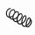 Suspension Spring Set front coil spring Ø 11,2 mm EIBACH for MITSUBISHI COLT