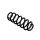 Suspension Spring Set rear axle coil spring Ø 12.2 mm EIBACH for e.g. AUDI A3