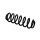 Suspension Spring Set rear axle coil spring Ø 12.2 mm EIBACH for e.g. AUDI A3