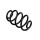 Suspension Spring Set rear coil spring Ø 13.2 mm EIBACH for e.g. RENAULT CLIO