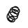 Suspension Spring Set rear coil spring Ø 13.2 mm EIBACH for e.g. RENAULT CLIO