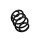 Suspension Spring Set rear coil spring Ø 13.2 mm EIBACH for e.g. RENAULT CLIO