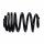 Suspension Spring Set rear coil spring Ø 17 mm EIBACH for various vehicles