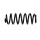 Suspension Spring Set rear coil spring Ø 12 mm EIBACH for e.g. PEUGEOT 307