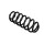Suspension Spring Set rear coil spring Ø 12 mm EIBACH for e.g. PEUGEOT 307