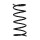 Suspension spring set front Ø 12.5 mm 384 mm EIBACH for e.g. CITROËN BERLINGO