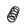 Suspension Spring Set Front Axle Coil Spring Ø 12.8 mm EIBACH for VW