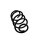 Suspension Spring Set front axle coil spring Ø 15.8 mm EIBACH for e.g. MB VITO