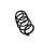 Suspension Spring Set front coil spring Ø 12.8 mm EIBACH for PEUGEOT 308