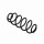 Suspension Spring Set Rear Axle Coil Spring Ø 10.2 mm EIBACH for CITROËN C3
