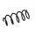 Suspension Spring Set front coil spring Ø 11.8 mm EIBACH for e.g. OPEL CORSA