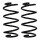 Suspension spring set front axle Ø 12.5 mm 294 mm EIBACH for OPEL ZAFIRA A