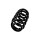 Suspension Spring Set rear coil spring Ø 14.2 mm EIBACH for e.g. OPEL VECTRA