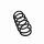 Suspension Spring Set front coil spring Ø 11.2 mm EIBACH for e.g. FORD FIESTA