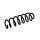 Suspension Spring Set rear coil spring Ø 11,8 mm EIBACH for RENAULT GRAND