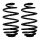 Suspension spring set rear Ø 12.8 mm 303 mm EIBACH for e.g. OPEL ASTRA H Cara