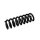 Suspension Spring Set Rear Axle Coil Spring Ø 15 mm EIBACH for MB E-CLASS