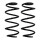 Suspension spring set front axle Ø 12.5 mm 326 mm EIBACH for e.g. VW JETTA IV